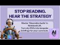 How to 'Read' 50-Page Policy Updates in 10 Minutes (NotebookLM Commute Hack)