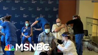 First Covid-19 Vaccines Being Administered At Yale New Haven Hospital | MTP Daily | MSNBC