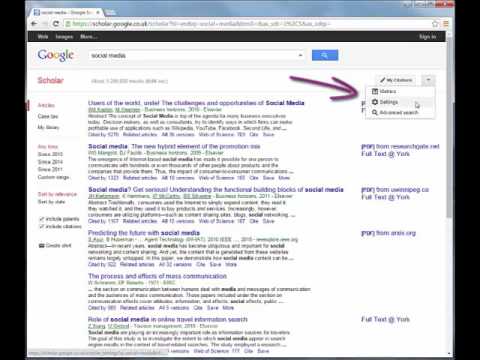 Google Scholar: A Quick Guide To Effective Searching - YouTube