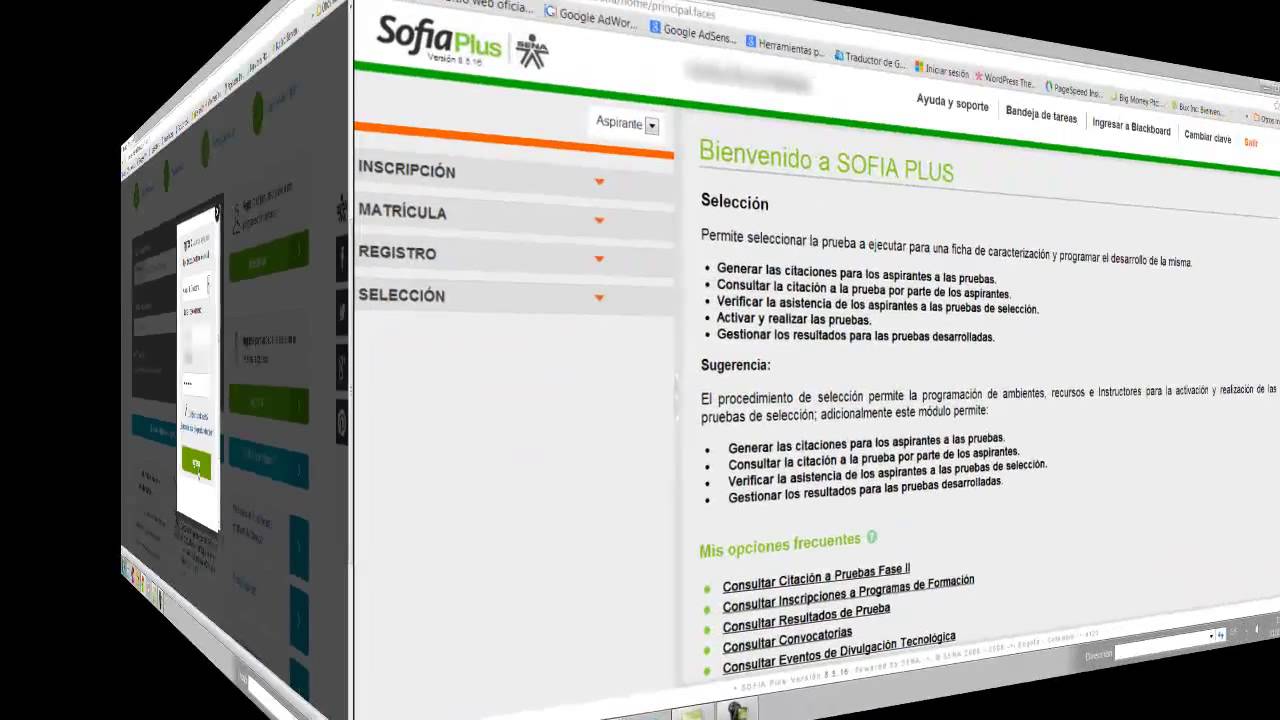 SENA SOFIA Plus. Consultar Resultados De Pruebas - YouTube