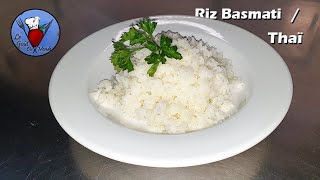 Master the cooking of Basmati / Thai Rice: Guaranteed success every time!