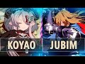 GBVSR:🔥Koyao (Narmaya) Vs JUBIM (Siegfried)🔥| High Level Gameplay.