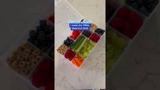 *VIRAL SNACKLE BOX* snack container #shorts #viral #momhack