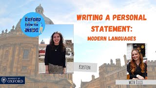 Oxford from the Inside #42: Writing a Personal Statement: Modern Languages