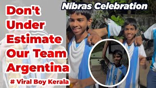 Viral Boy from Kerala Celebrating ||  Argentina FIFA World Cup Winning