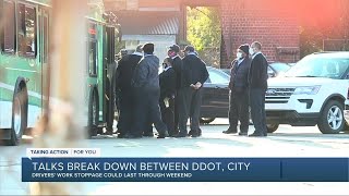 Ddot Work Stoppage To Continue Through Weekend No Bus Service Expected