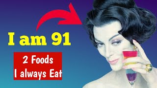 Carmen Dell'Orefice; I am 91 but I look 59|Secret of health,sex and longevity|Anti aging foods