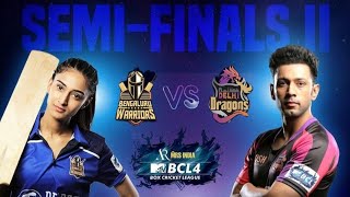 Bengaluru Warriors vs Delhi Dargons 2nd SF Match Full Highlights | Box Cricket League Season-4 2019