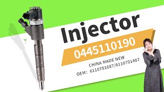 High quality | fuel injector | 0445110190 | for | MERCEDES-BENZ | OE： 6110701687 | 6110701487