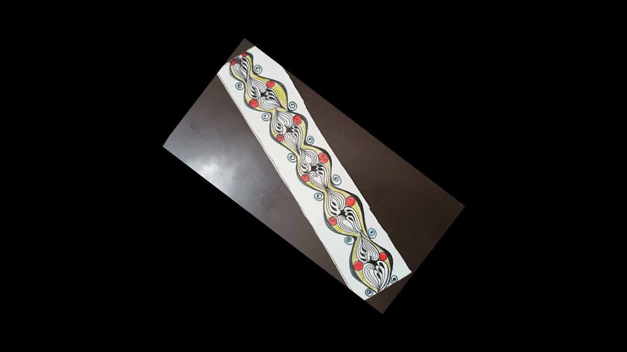 Heart Shape Zentangle Pattern Heart Tangle For Beginners Youtube