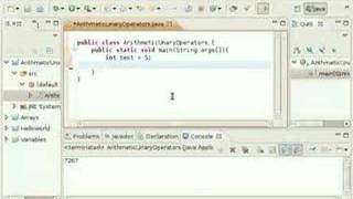 Java Video Tutorial 8: Arithmetic/Unary Operators(Pt 2 of 2)