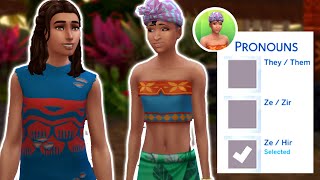 The Sims 4 Mod for Gender Neutral Pronouns