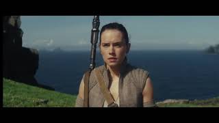 Luke throws lightsaber