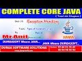 Core Java Exception Handling   Types of Exceptions in java  Part - 4