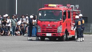 平成27年度　芳賀支部消防ポンプ操法大会　芳賀町消防団第1分団第3部