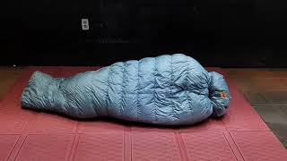 valandre shocking blue neo backpacking sleeping bag / 발란드레 쇼킹블루 네오 백패킹 동계 침낭 / 우모복 레이어링