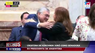 Canal 48 HD - Cristina De Kirchner juró como senadora ex presidenta de argentina