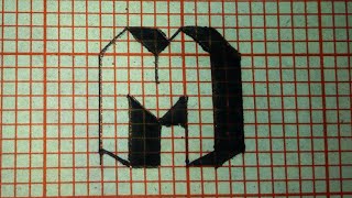 How to draw 3d Alphabet Letter ' M ' Easy Amazing 3d illusion Drawing Video