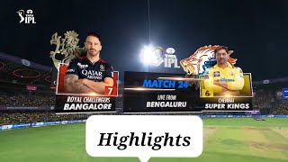 CSK VS RCB Full Match Highlights IPL 2023 | Chennai Super Kings Vs Royal Challengers Bangalore