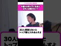 tsmc「日本人は想定より働かない」本気で働くことができなくなった原因は？【ひろゆきお悩み相談室】 shorts ひろゆき 切り抜き 相談