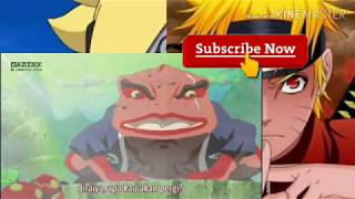 momen pertama kali nya jiraiya datang ke gunung myoboku