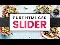 Pure CSS Slider with Button | Ken Burns Effect using CSS Animations