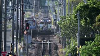 はたらくのりもの・妖怪列車「砂かけばばあ列車」JR境線 中浜駅