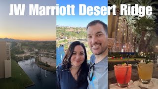 JW Marriott Desert Ridge Phoenix, AZ | Room tour and resort walkthrough | New Aquaridge Waterslides!