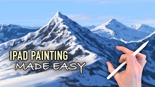 Procreate Mountain Drawing Tutorial
