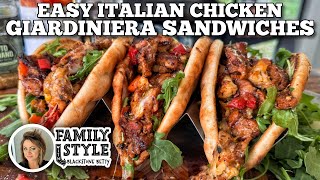 Betty's Easy Italian Chicken Sandwiches