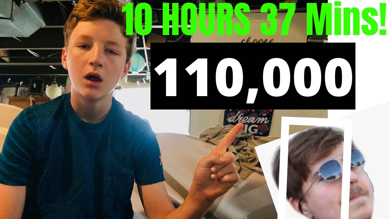 I COUNTED TO 110,000 In 1 VIDEO! 10k More Than MrBeast! - YouTube