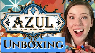 Azul - Unboxing - Close Ups of Boards, Tiles, and Rules w/ Britt