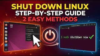 How to Shut Down Your Computer in Linux (Terminal & GUI Methods)