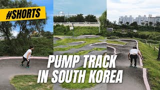 Skating a Pump Track in South Korea | #shorts