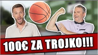 (VIDEO) Avdić in Deželak pokazala košarkarsko znanje! Eden od niju je TOTALNO RAZTURAL