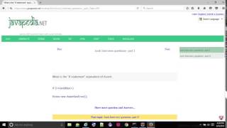 What is the "if statement" equivalent of Assert. - javapedia.net