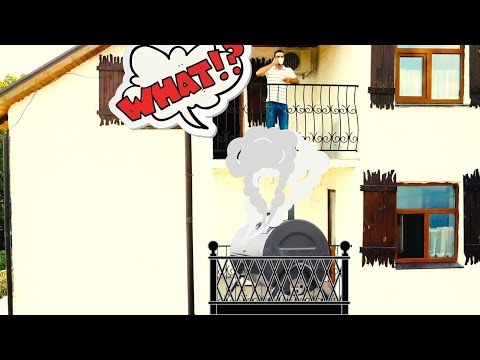 Is it safe to BBQ on a balcony?