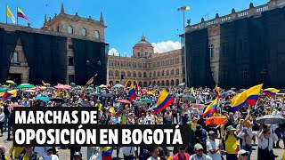 Marchas en Bogotá: así se vivió la movilización de la oposición | El Espectador