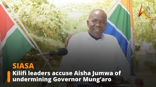 Kilifi leaders criticize Aisha Jumwa for allegedly undermining Governor Mung’aro