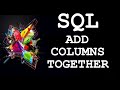 SQL: Combine (Concatenation) multiple columns into one field using the 