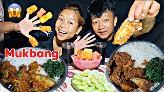 FARI AAYO😳BUDA BUDI KO MUKBANG😝//SUNGUR🐷KO MASU RW VAT🤤//CHIPS + SALAD 🥗:/bebo_vlog🌎❤️🥀