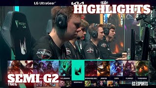 FNC vs G2 - Game 2 Highlights | Semi Finals LEC 2022 Spring Playoffs | Fnatic vs G2 Esports G-2