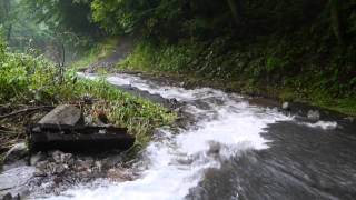 2012.07.29長野県大滝キャンプ場前道路陥没