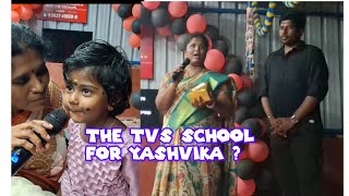 The TVS School for our daughter Yashvika ?| SindhuVinoth Speech | Yash⭐ | SV Tuition Centre Madurai