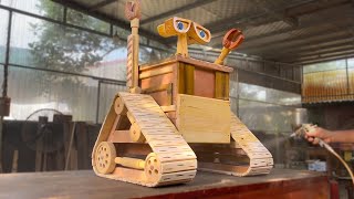 A DIY Woodworking Project for Robot and Animation Enthusiasts // Crafting a Wooden Wall E Robot