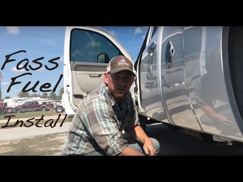 FASS Fuel Lift Install 2011 Duramax - YouTube