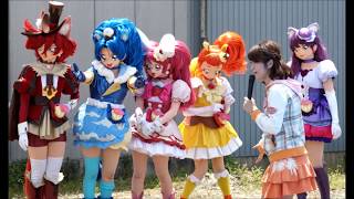 キラキラ☆プリキュアアラモード❤️ホイップがやさしすぎた♡撮影会で大喜び Japanese animation charactor show PURIKYUA ARAMORD #あっちゃん