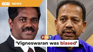 Ousted MIC veep hits out at Vigneswaran for helping rival