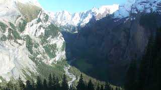 Kandersteg-Sunnbüel Cable Car back down to Kandersteg