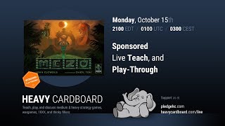 Mezo 4p Play-through \u0026 Teaching by Heavy Cardboard